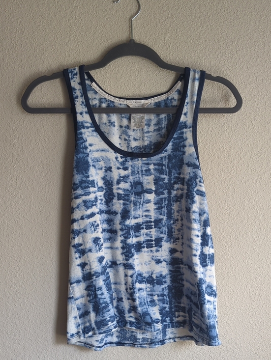 Lucky Brand Tops - Lucky Brand Navy Tie-dye Tank Y2K